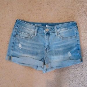 Low rise Shortie shorts